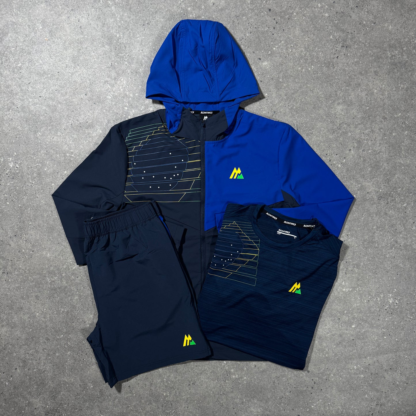 Montirex mtx jacket tri set (navy)