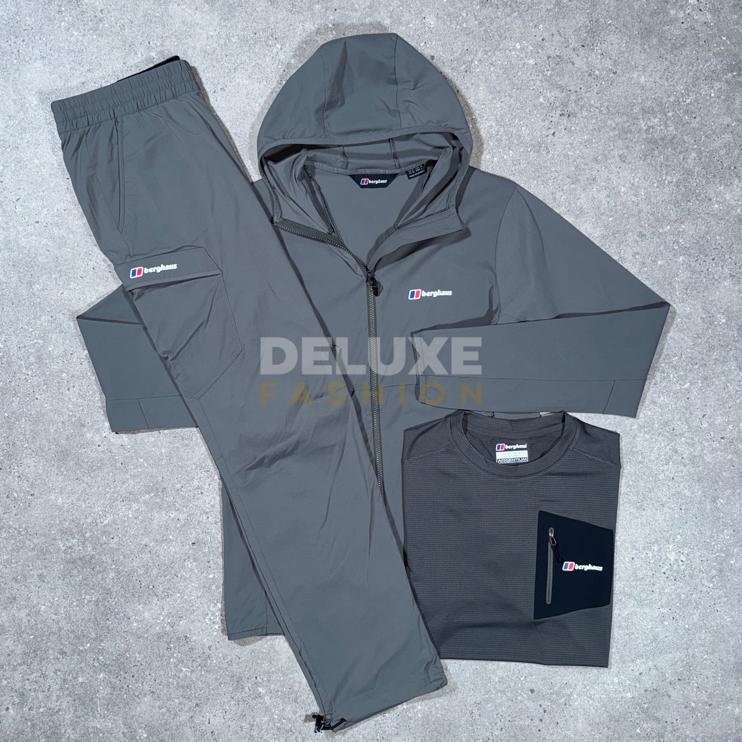 Berghaus woven tracksuit set (grey)