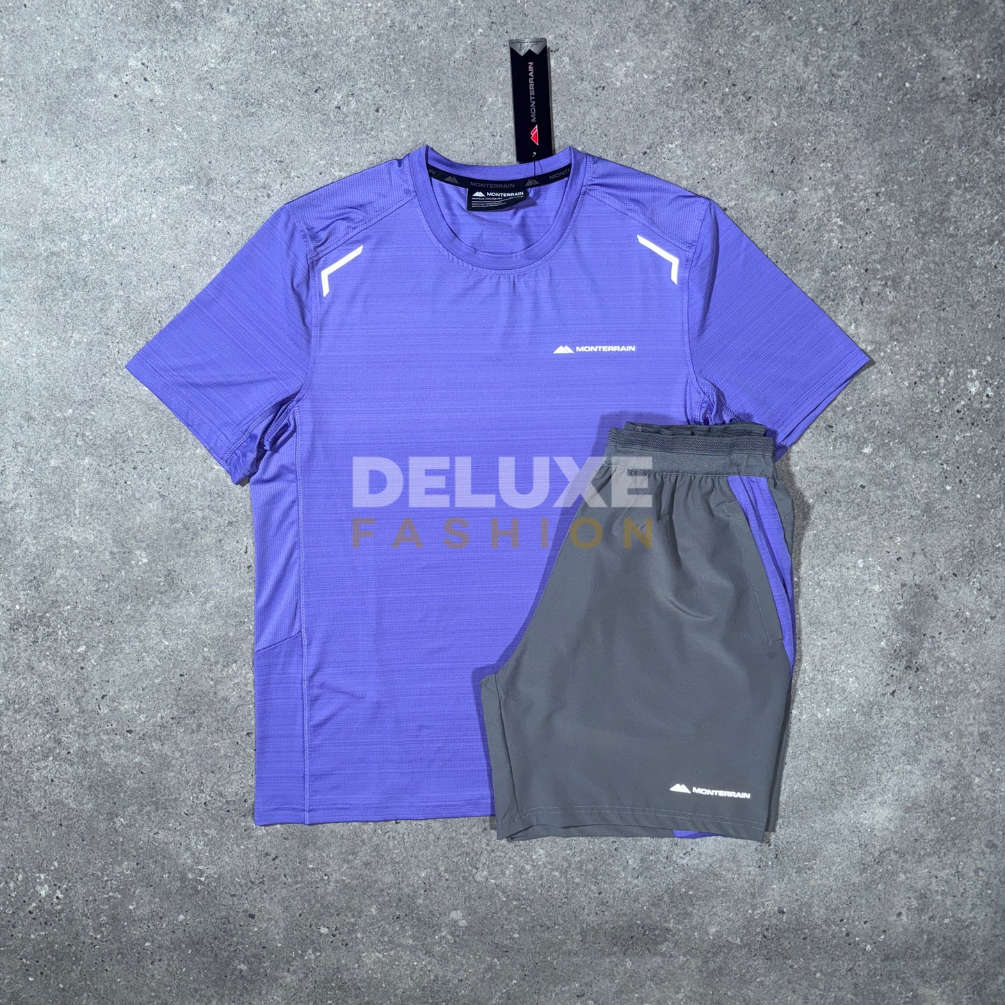 Monterrain run tri set (purple/black)