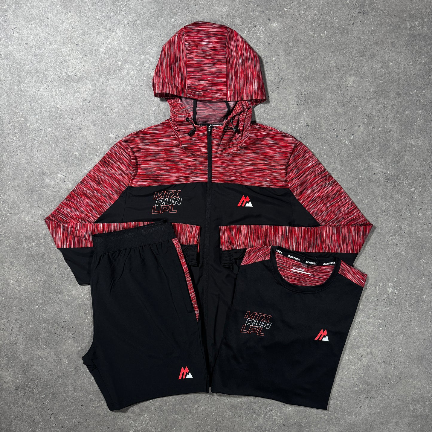Montirex mtx city jacket tri set (red)