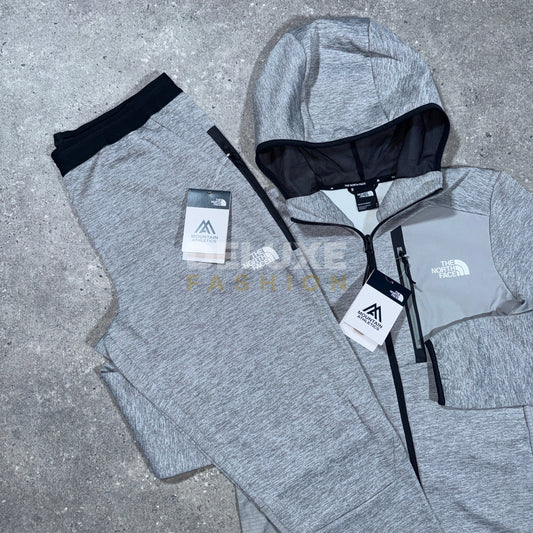 The north face shell tracksuit set (grey)