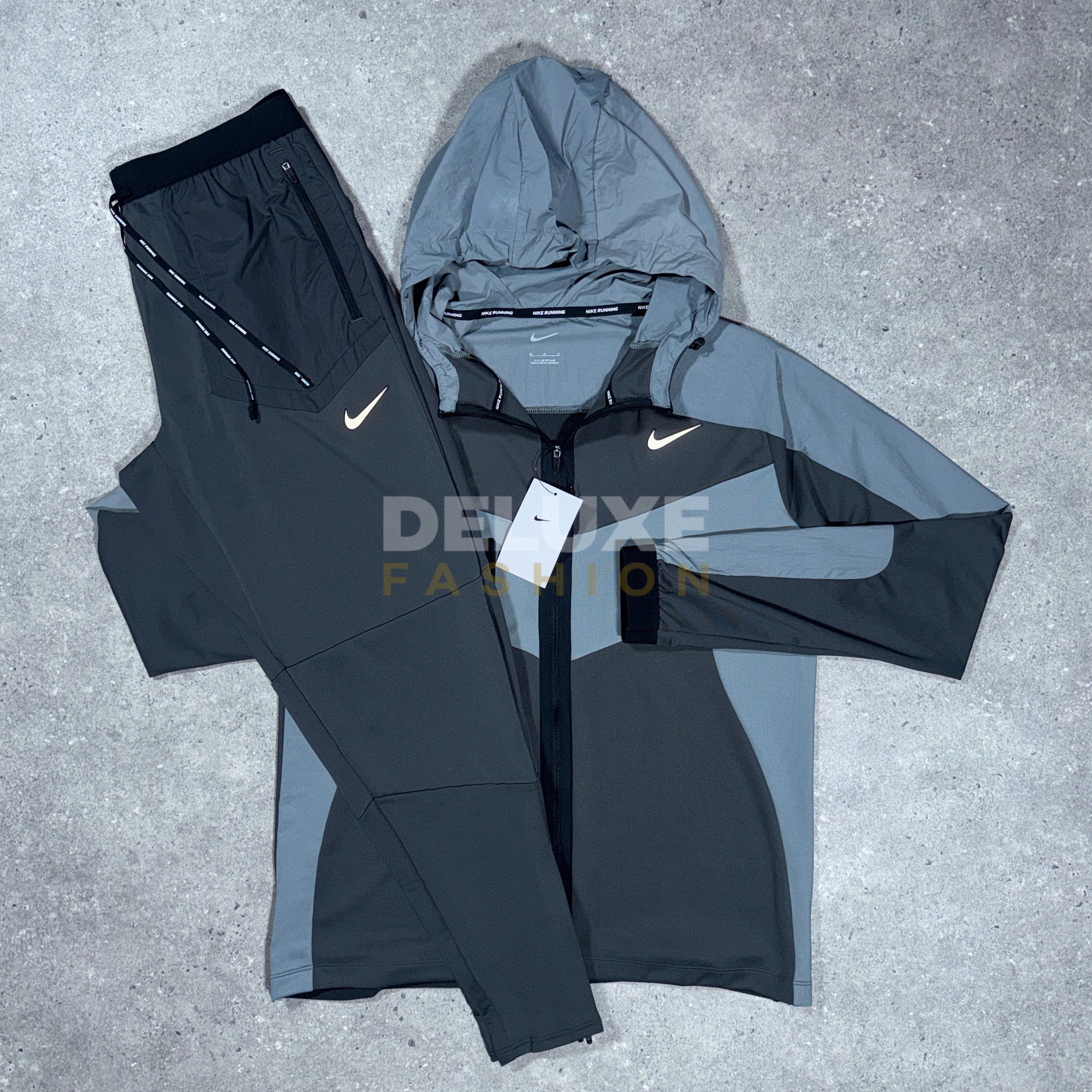 men's nike tracksuit set grey