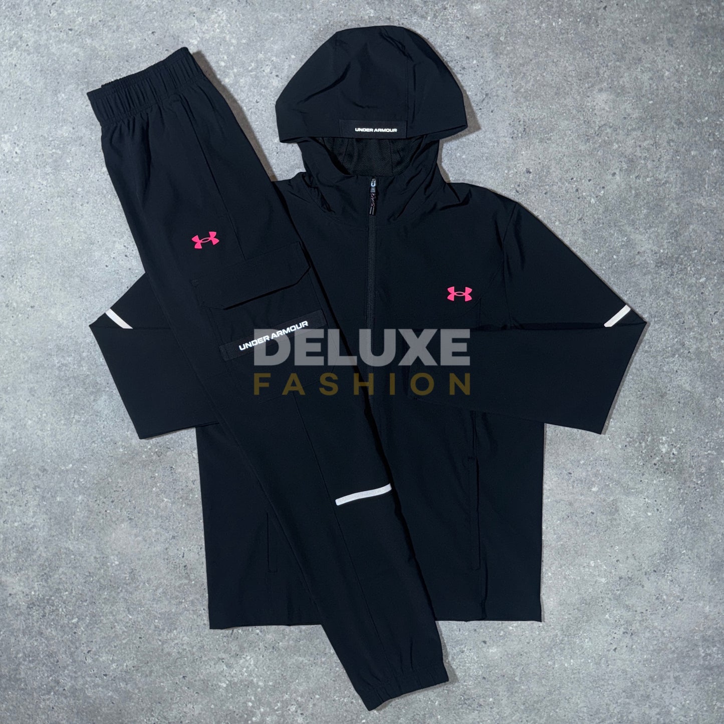 Under armour tech woven tracksuit (black)