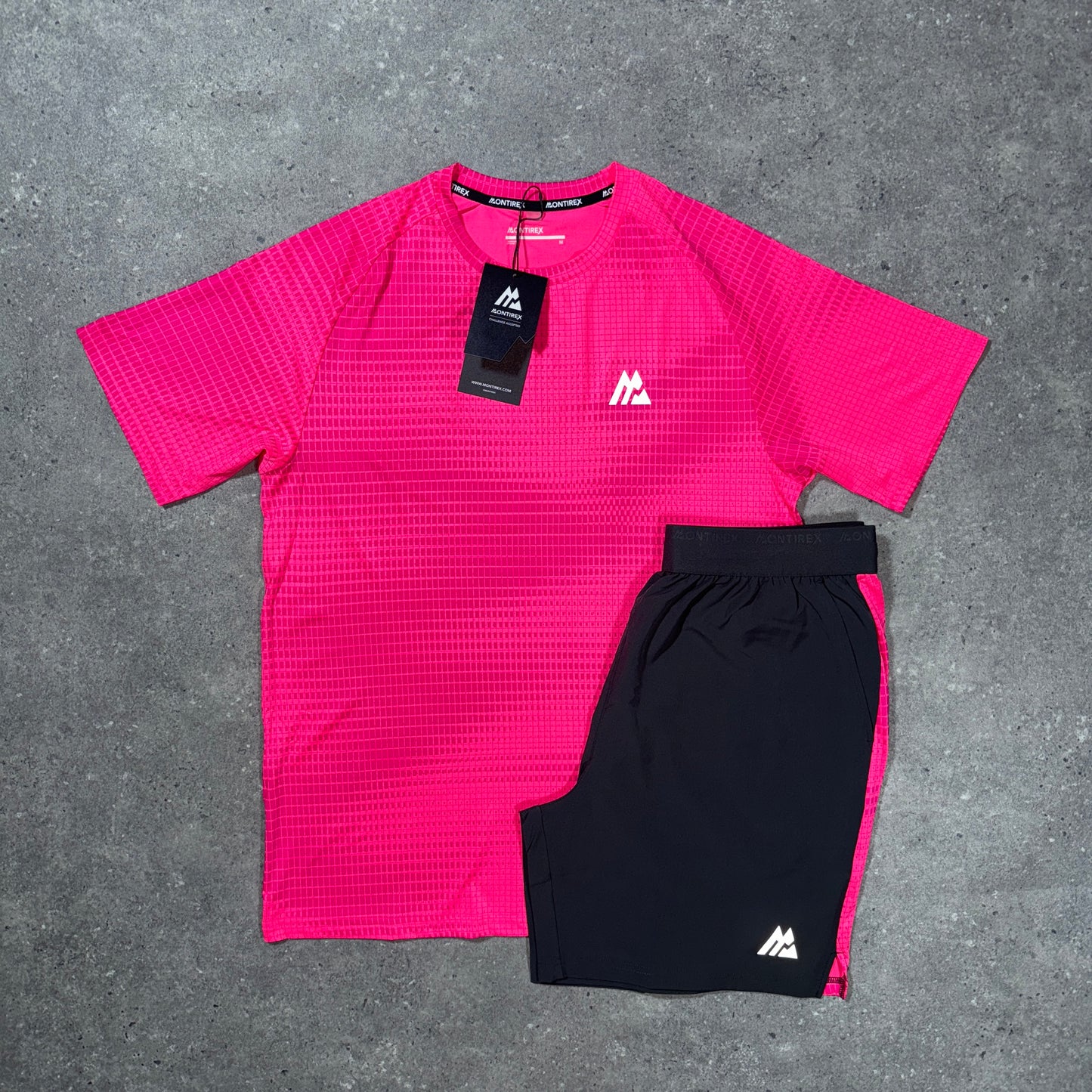 Montirex print set (pink/black)
