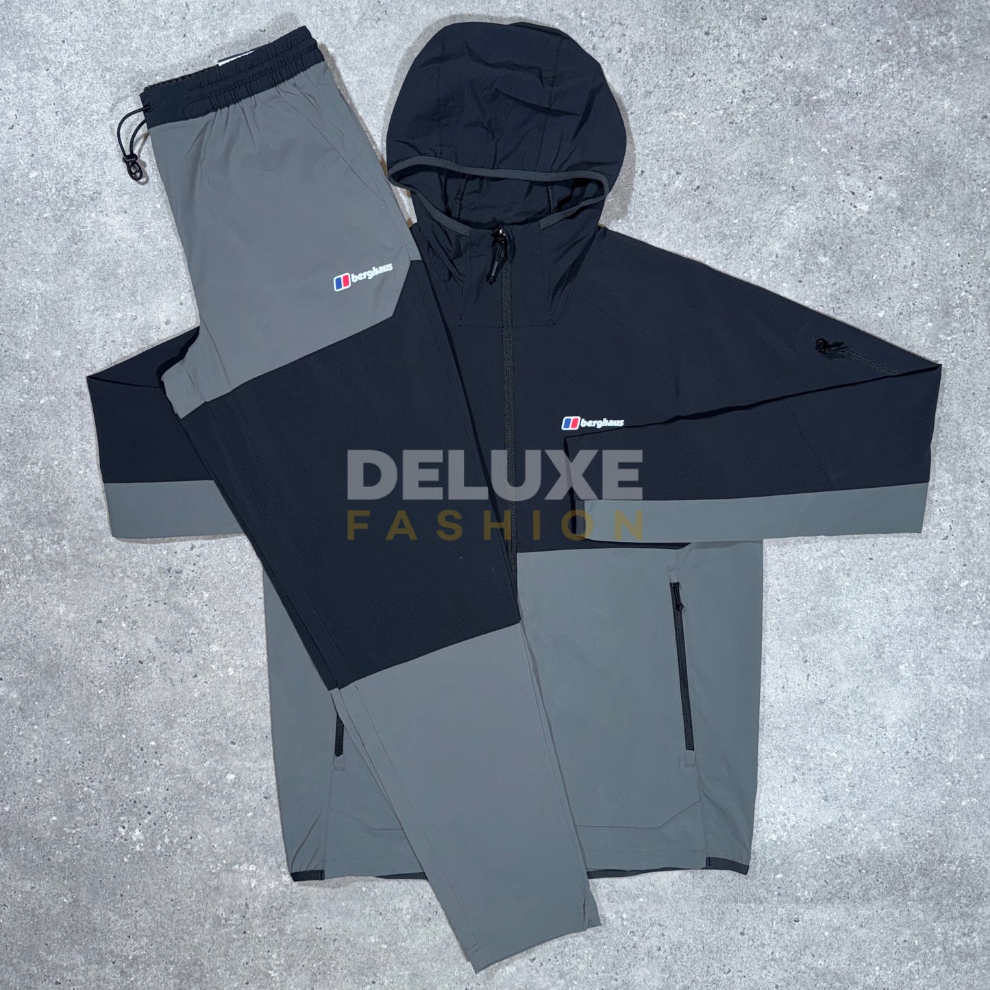 Berghaus woven tracksuit (black/grey)
