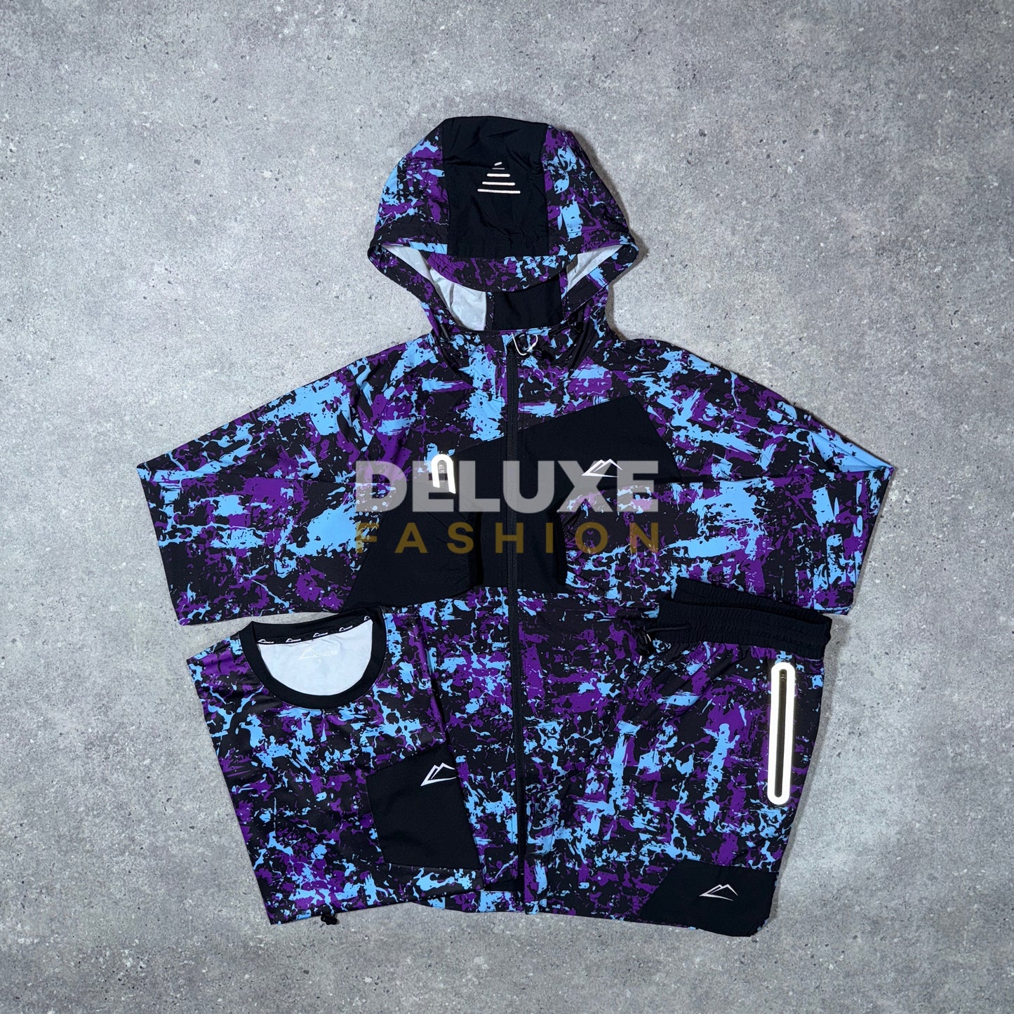 Active splatter tri set (purple)