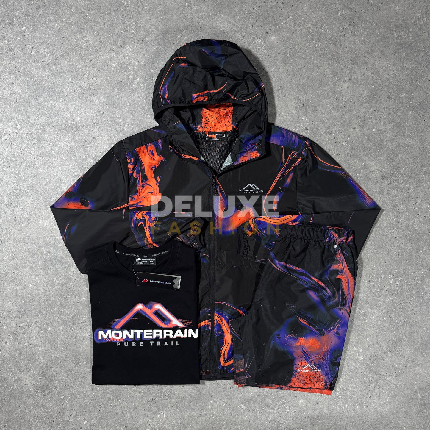 Monterrain galaxy tri set (black/purple)