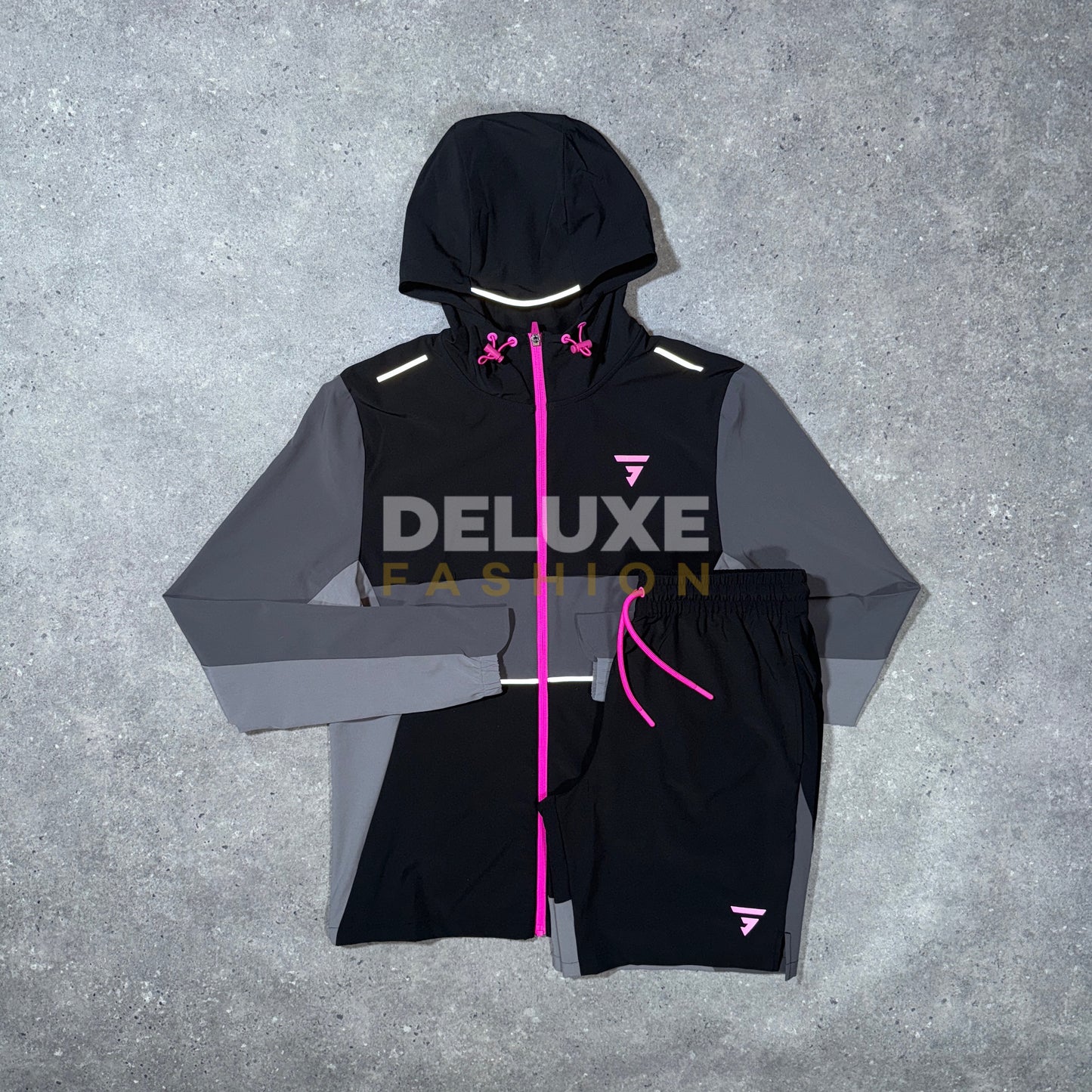 Griid evo twin set (black/fuschia)