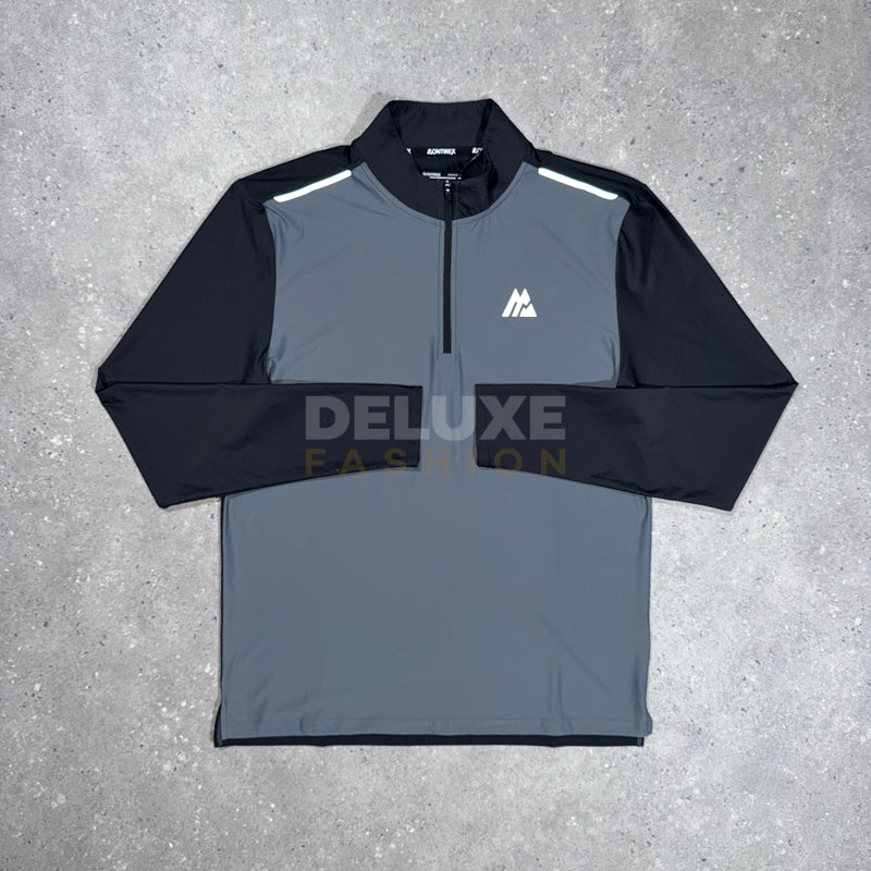 Montirex Tri 1/4 Zip - Black/Grey
