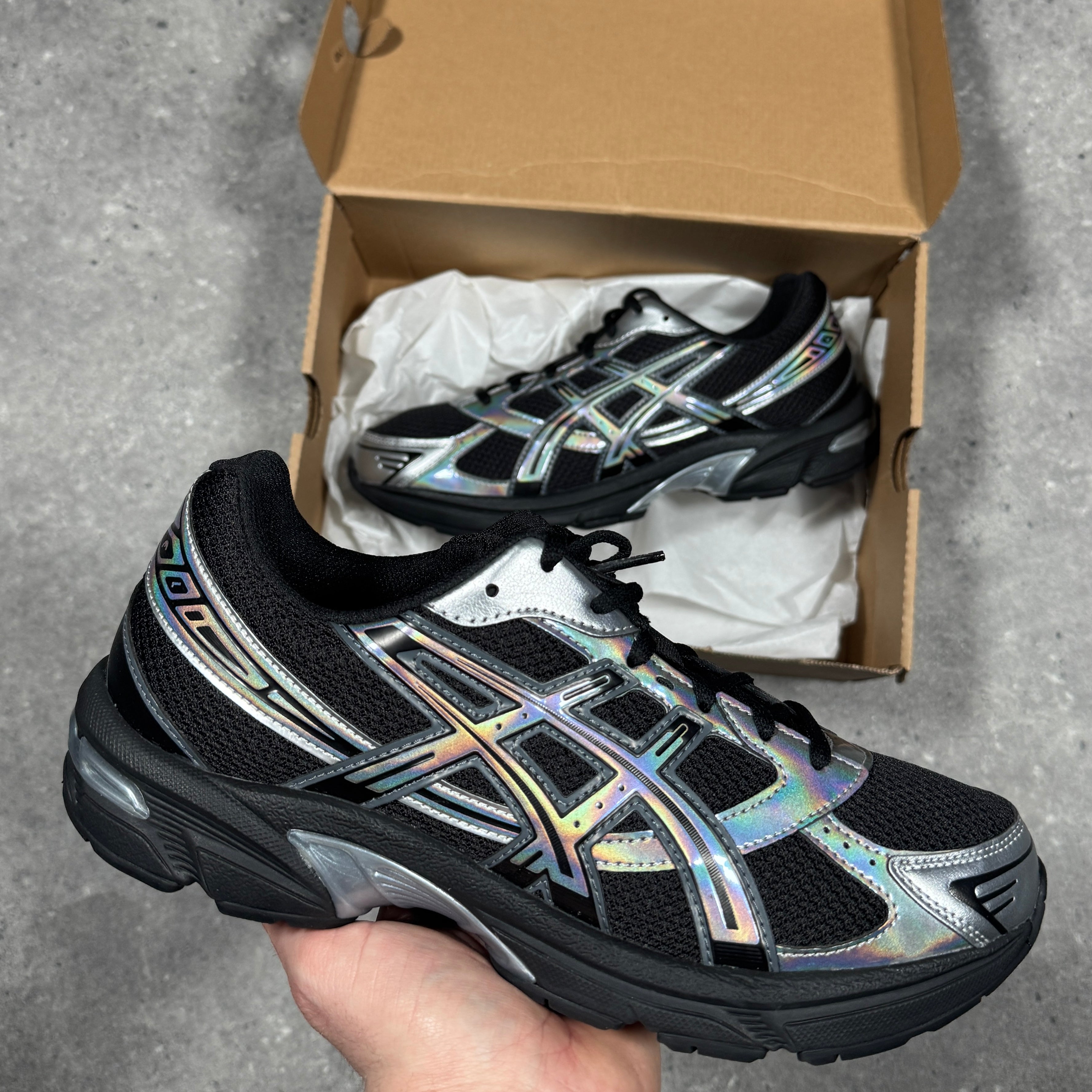 Asics gel 1130 (black/silver)