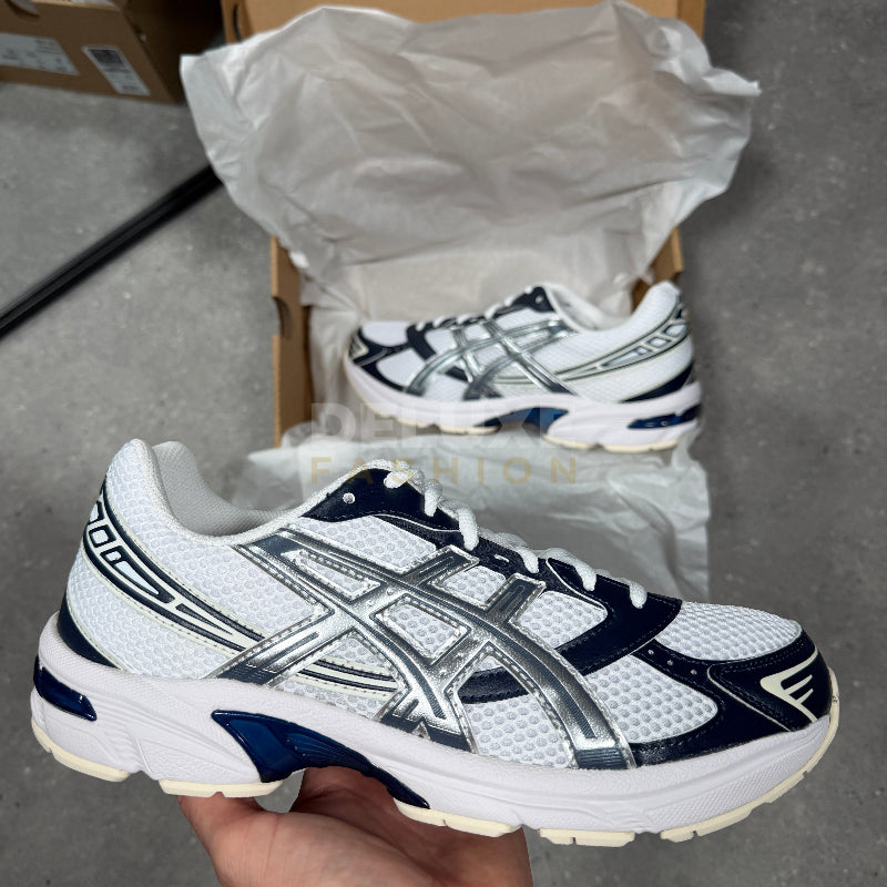 Asics Gel-1130 Trainers – White/Navy