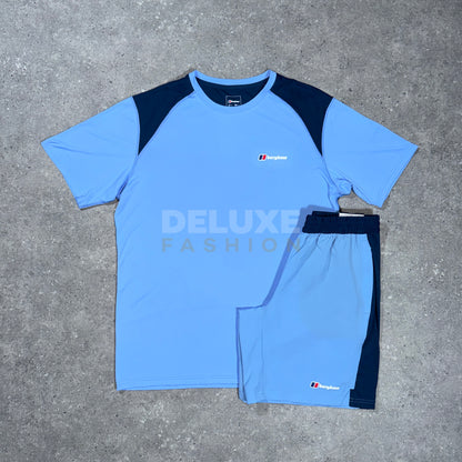 Berghaus Tech t-shirt in sky blue – side view