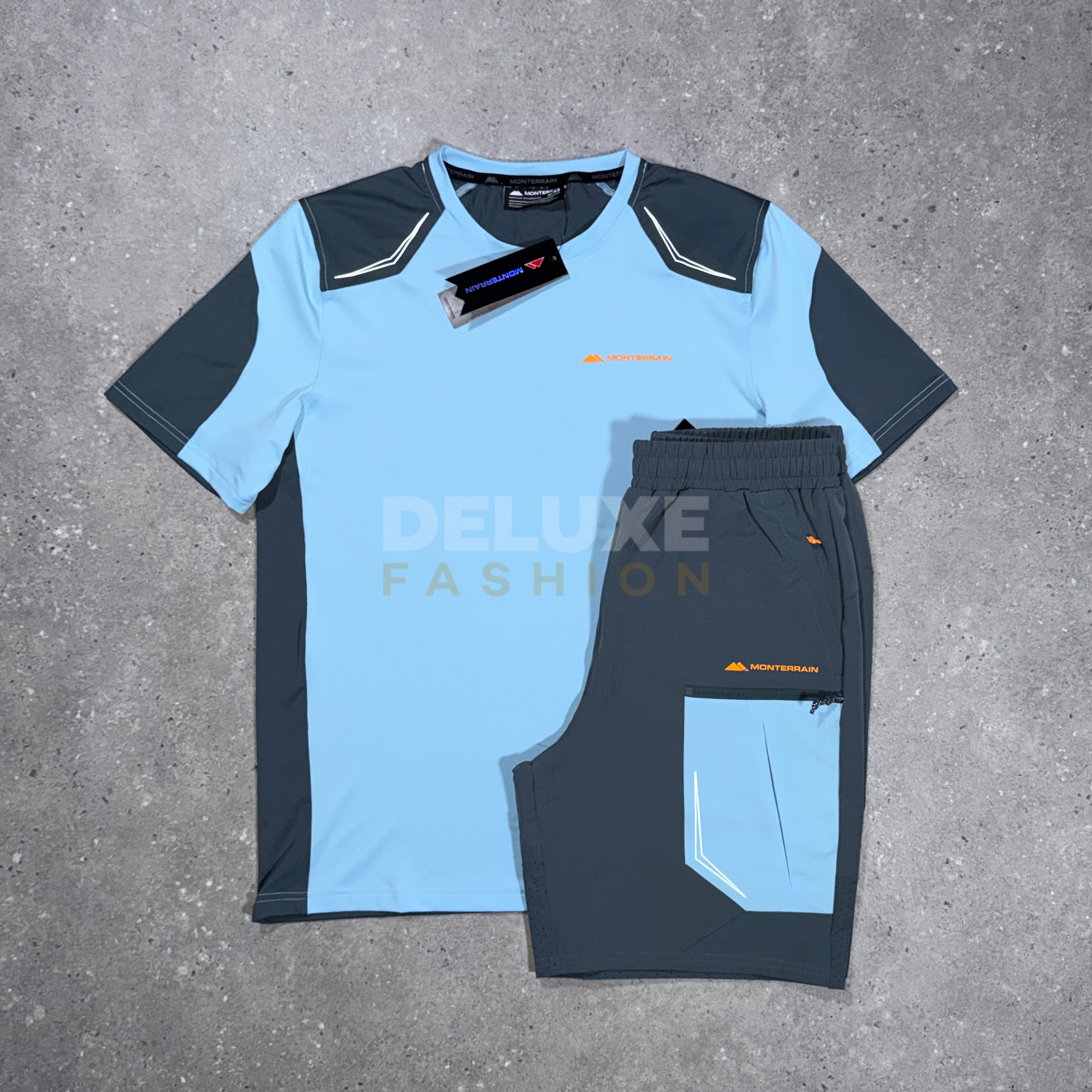 Monterrain space set (blue)