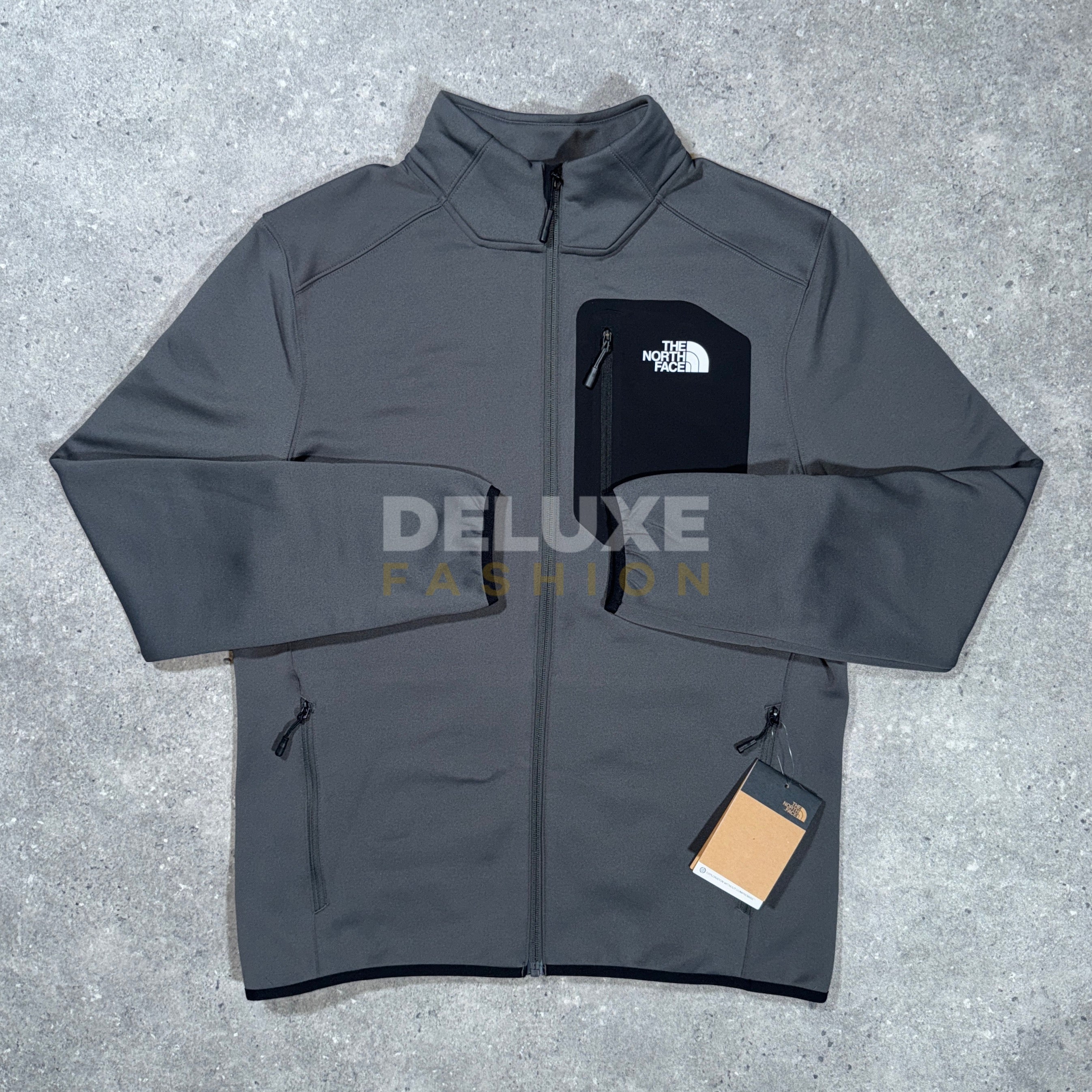 The north face shell fleece (grey/black)*