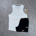 Nike miler vest set (white/black)