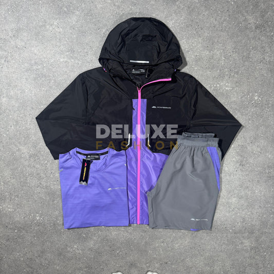 Monterrain run tri set (purple/black)