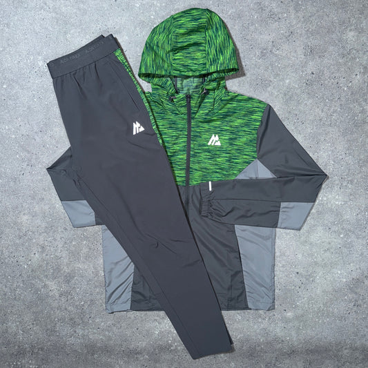Montirex trail tracksuit (grey/green)