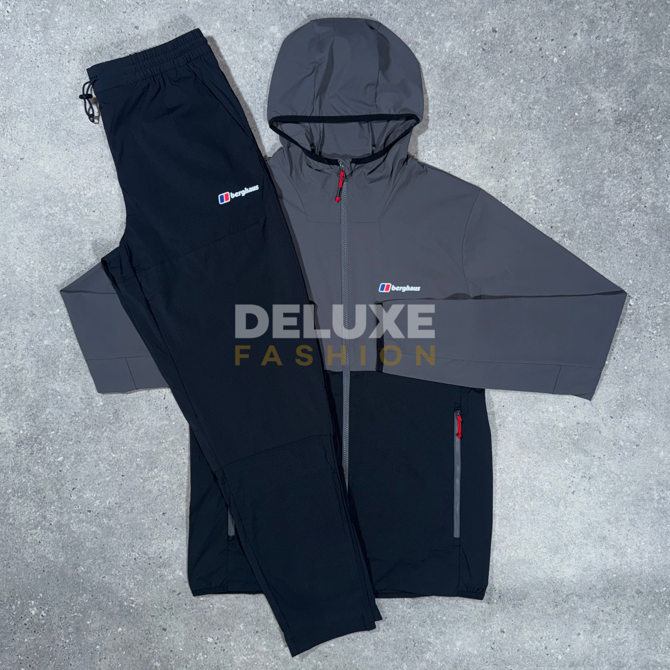 Berghaus woven tracksuit (grey/black)