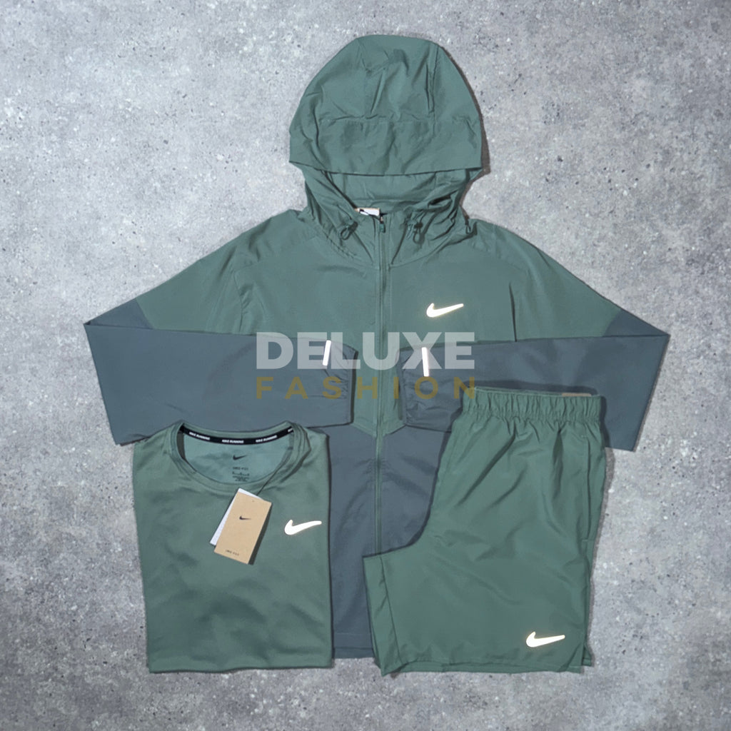 Nike light windbreaker tri set (khaki)