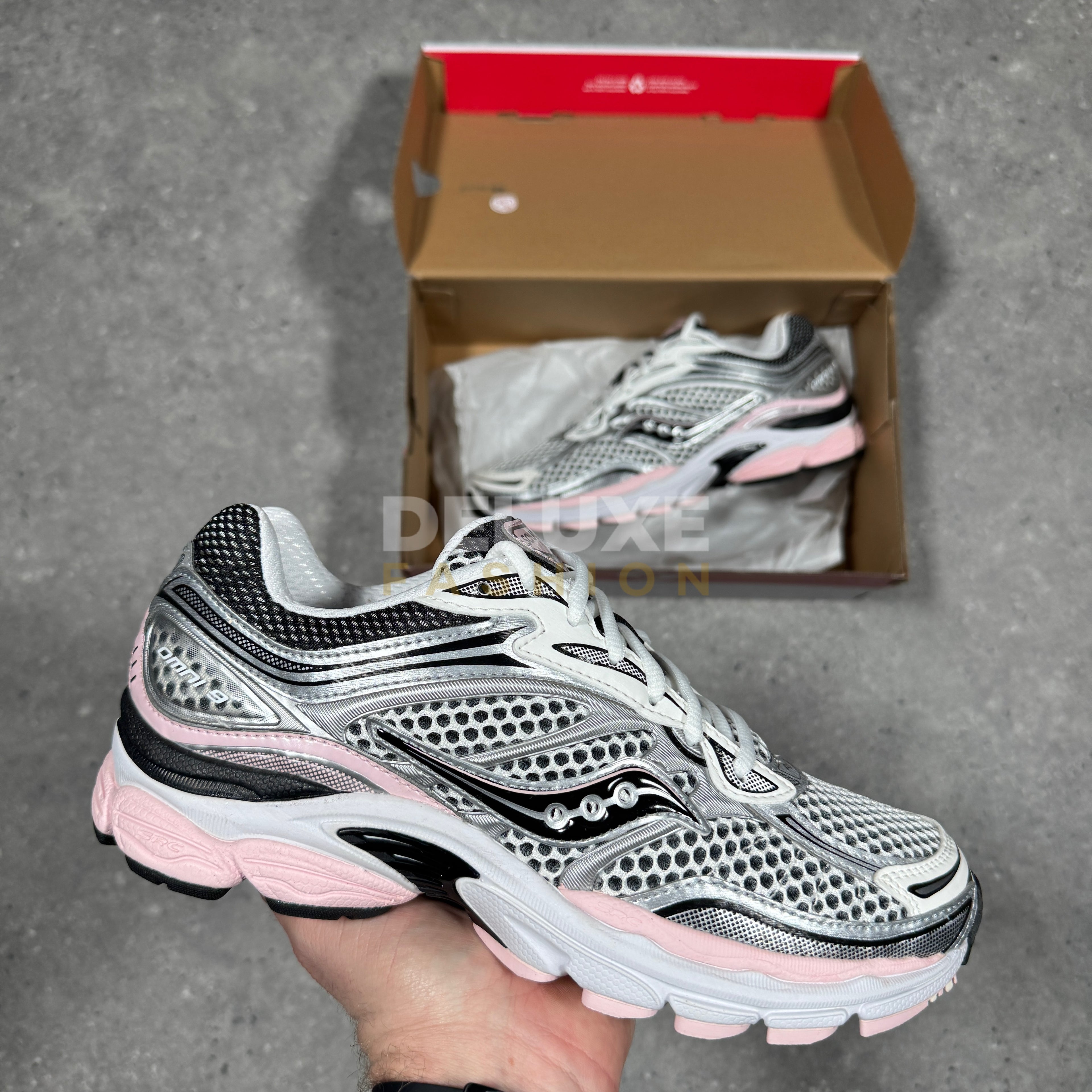 Saucony pro gauze (pink/silver)