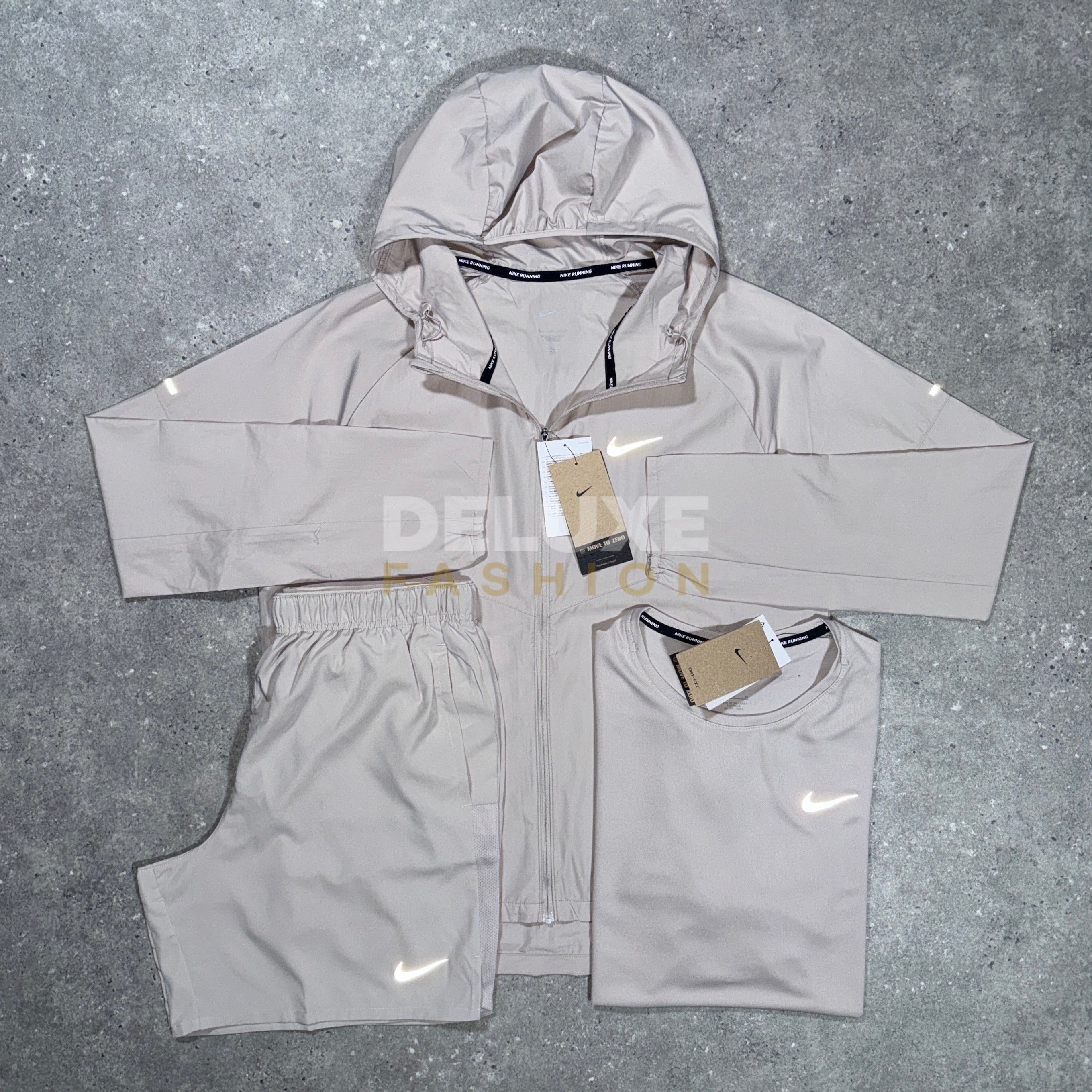 Nike repel windbreaker tri set (moon)