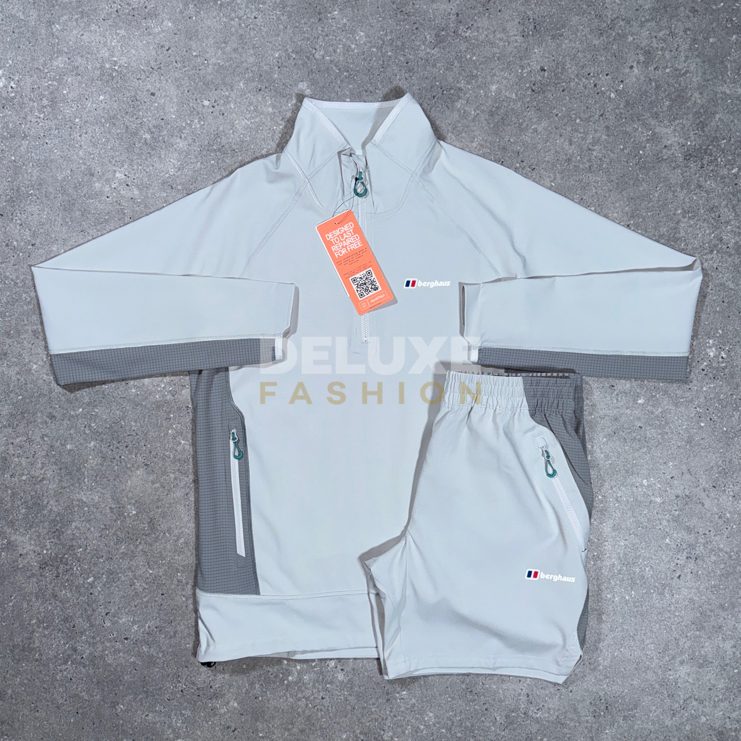 Berghaus 1/4 zip set (grey)