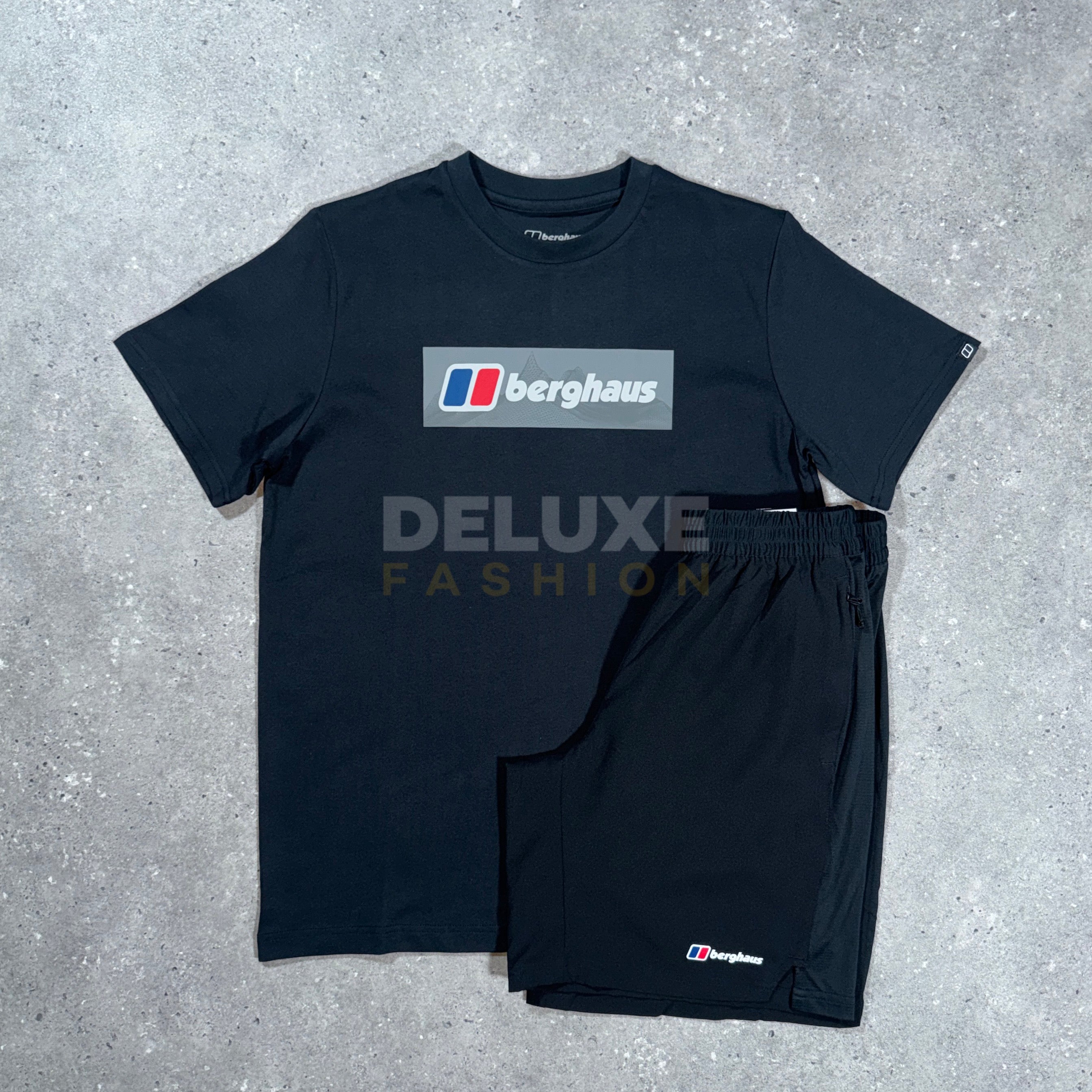 Berghaus grid cotton set (black)