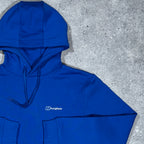 Berghaus small logo hoody (blue)