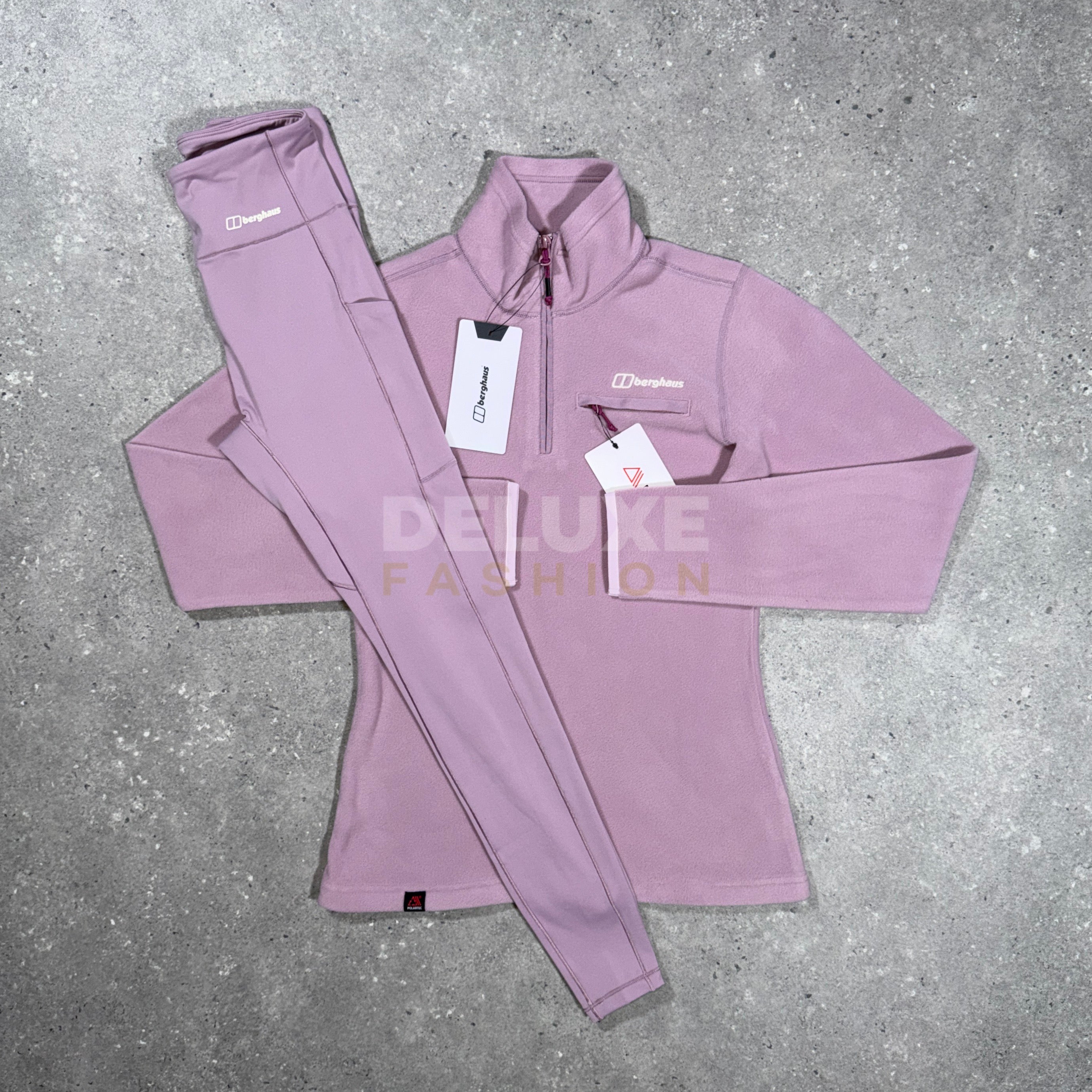 Berghaus 1/2 zip fleece tracksuit (purple) women’s