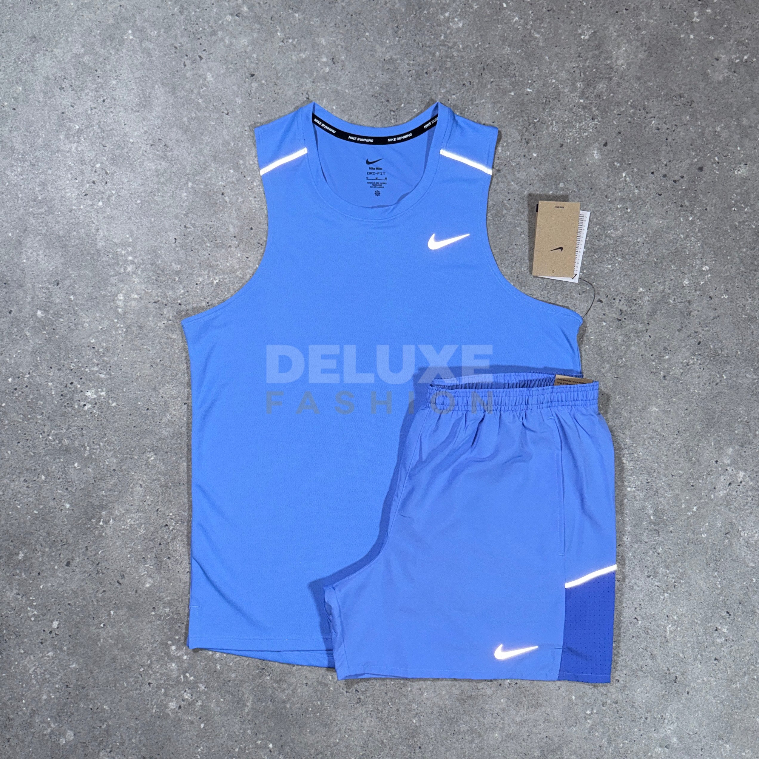 Nike miler vest set (blue)