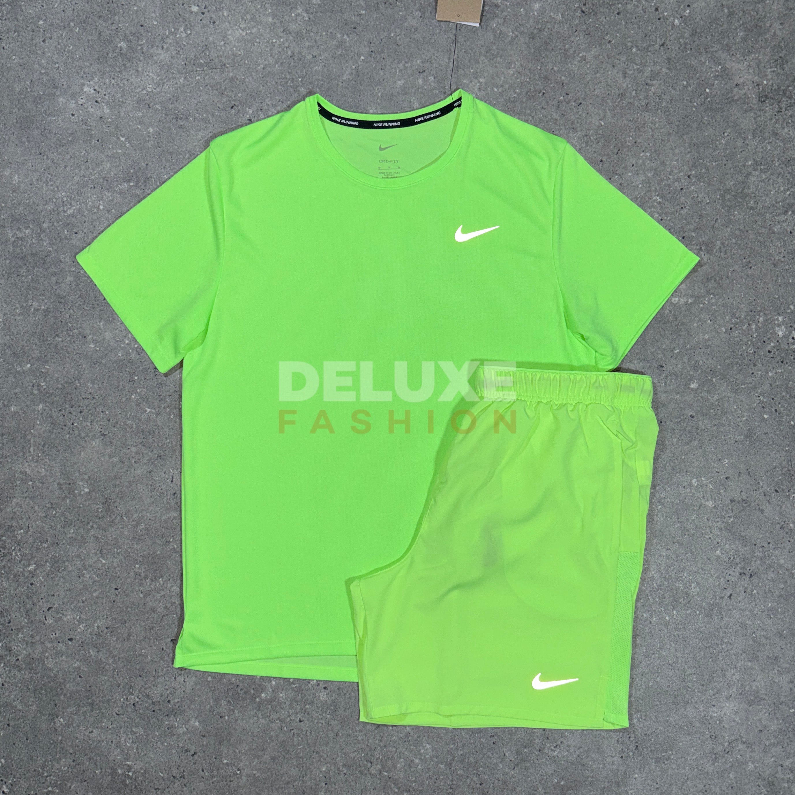 Nike miler challenger set (green)