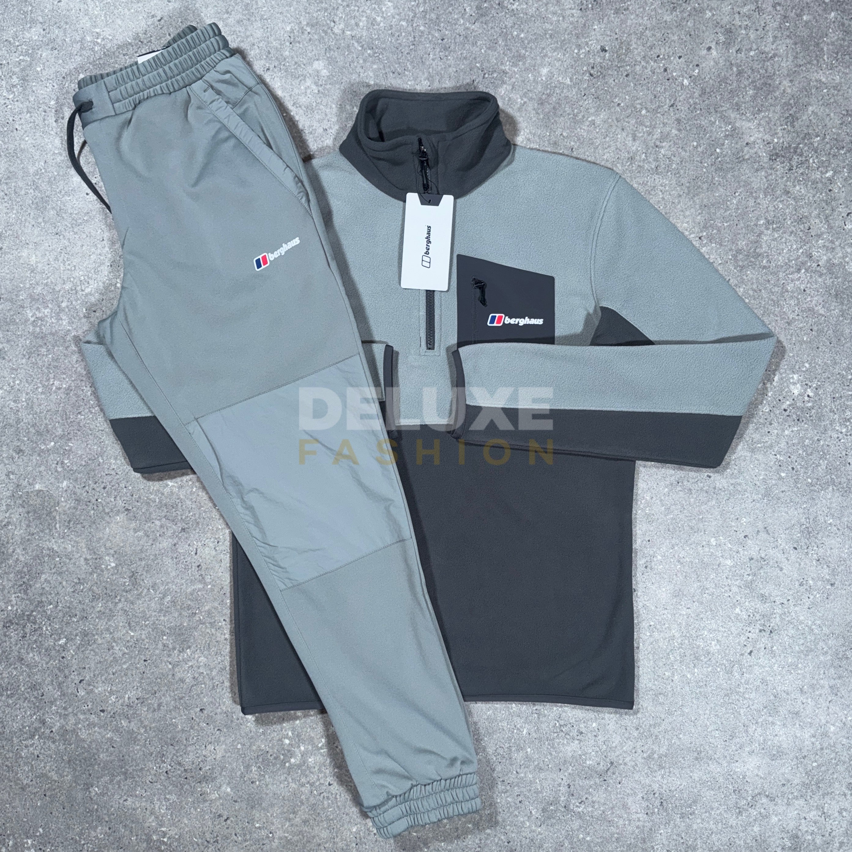 Berghaus 1/4 zip fleece prism tracksuit (grey)