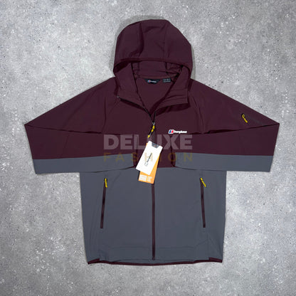 Berghaus Theran jacket in Burgundy/Grey