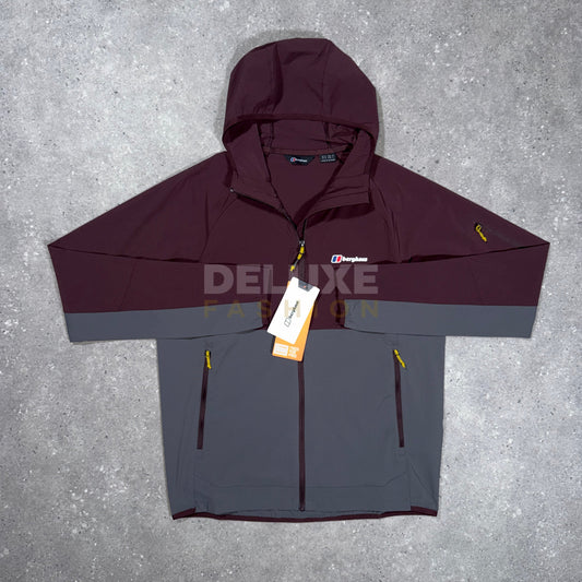 Berghaus Theran jacket in Burgundy/Grey