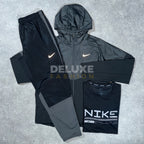 Nike miler winterised tracksuit set (black)