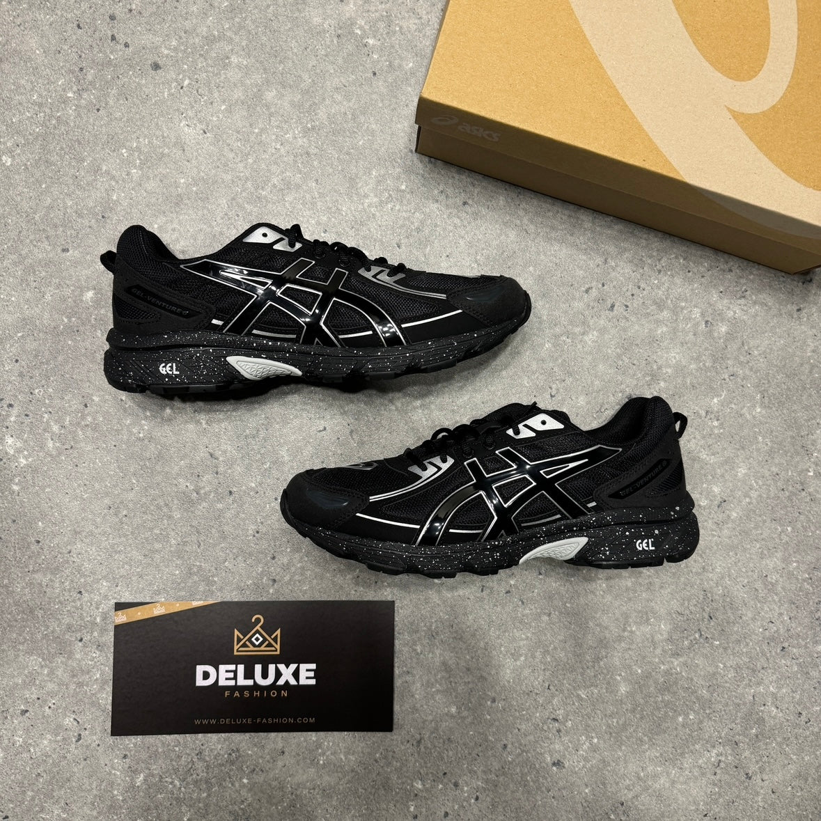 Asics gel trainers black Deluxe Fashion