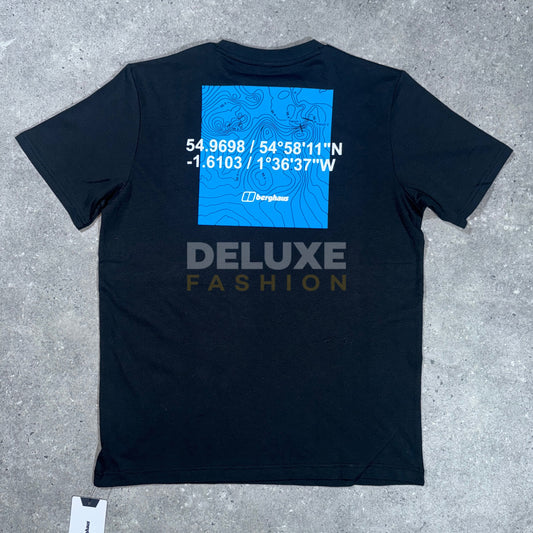 Berghaus destination t-shirt (black/blue)