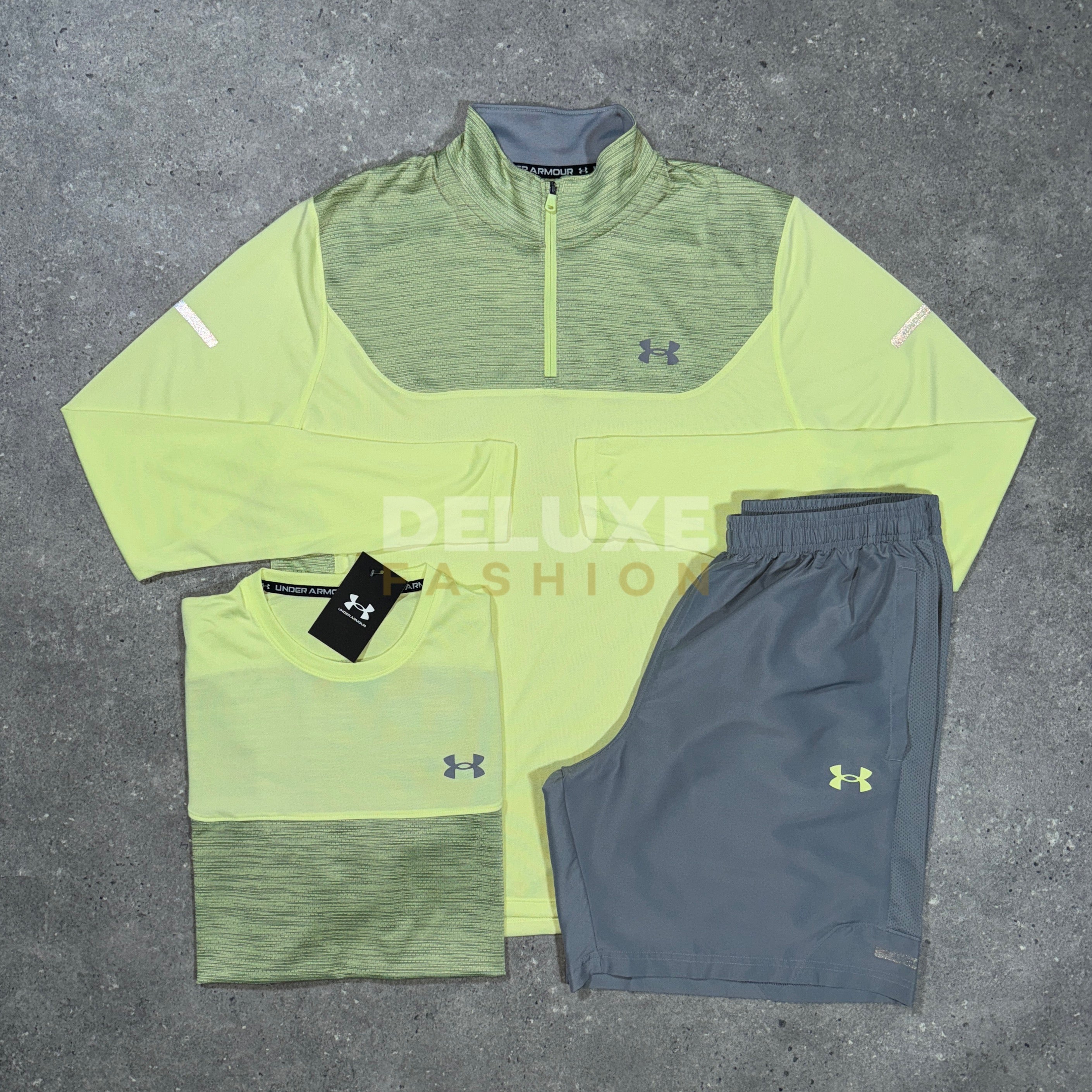 Under armour tech tri set (yellow)