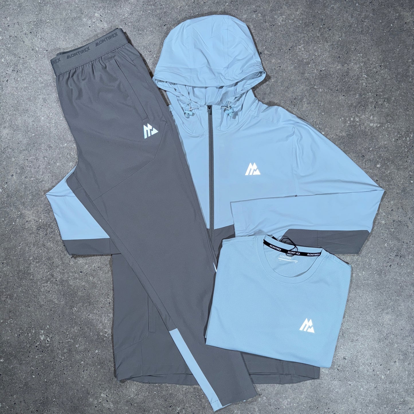 Montirex woven tri set (sky/grey)