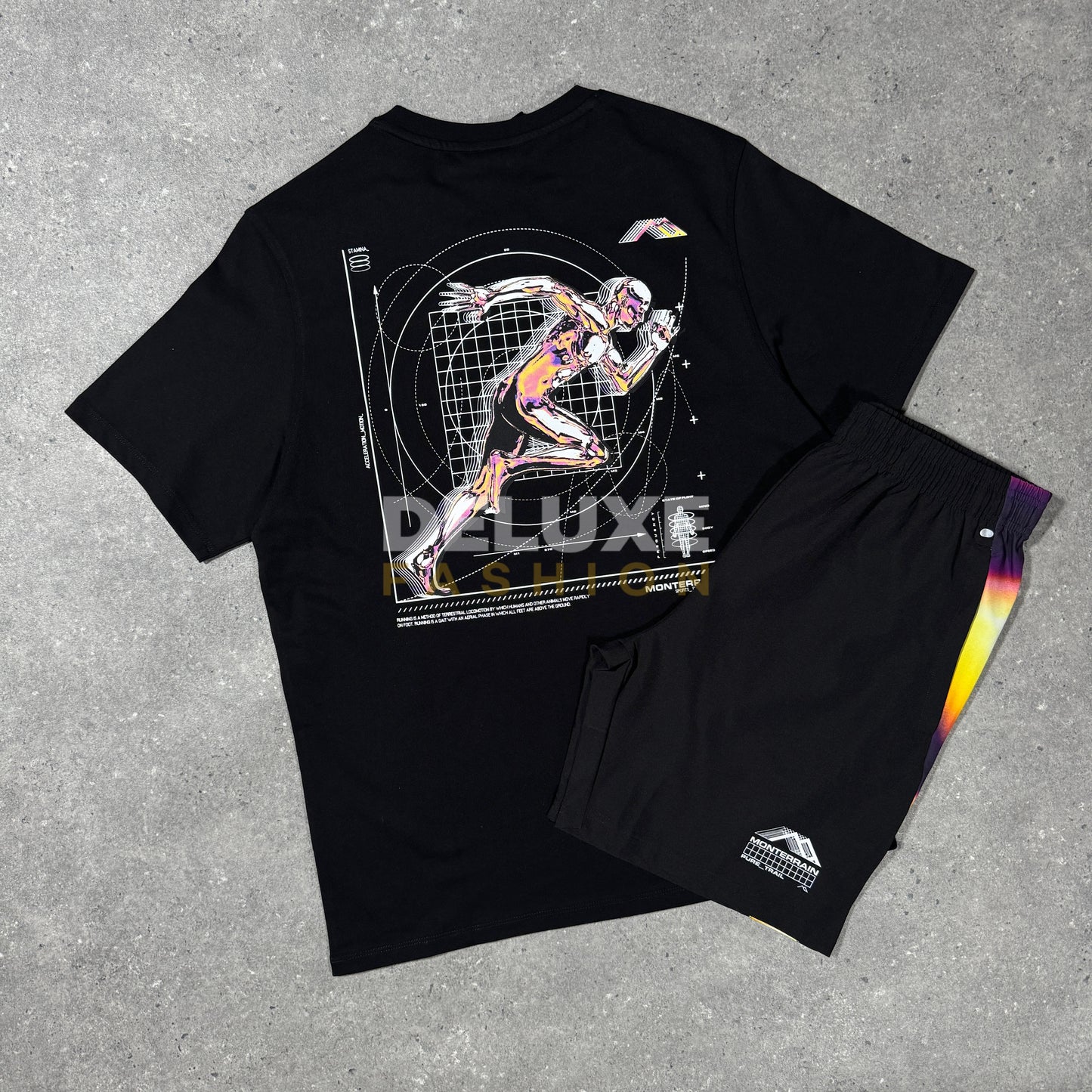 Monterrain galaxy tri set (black/yellow)