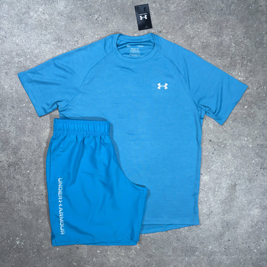 Under armour tech woven set (blue)