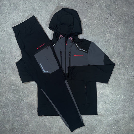 Monterrain orbit tracksuit (black/grey)