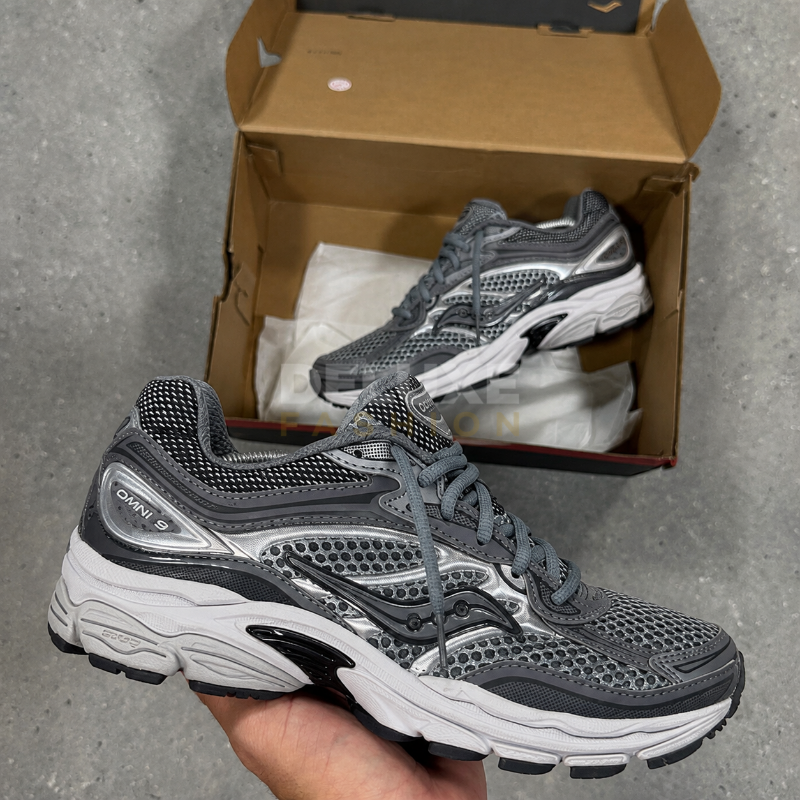 Saucony Pro Trainers – Grey/Carbon