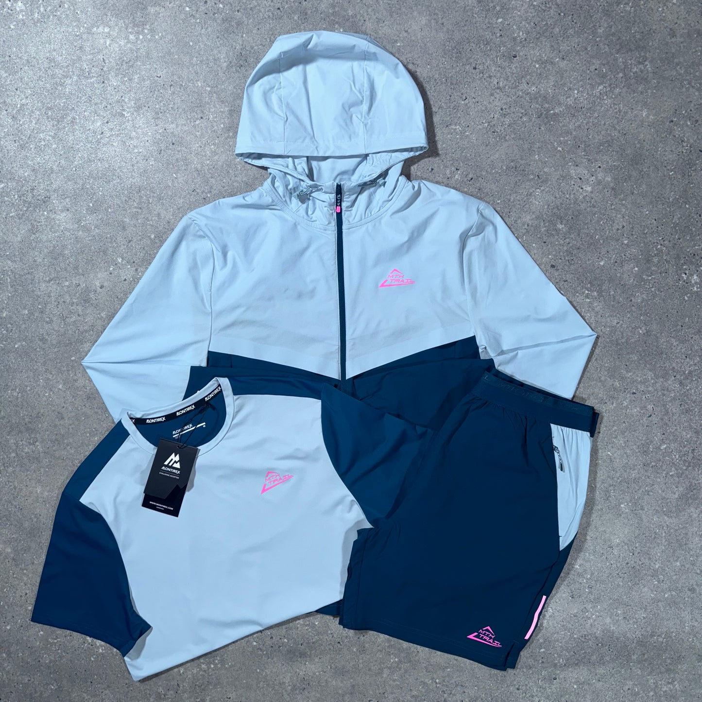 Montirex mtx jacket tri set (blue/pink)