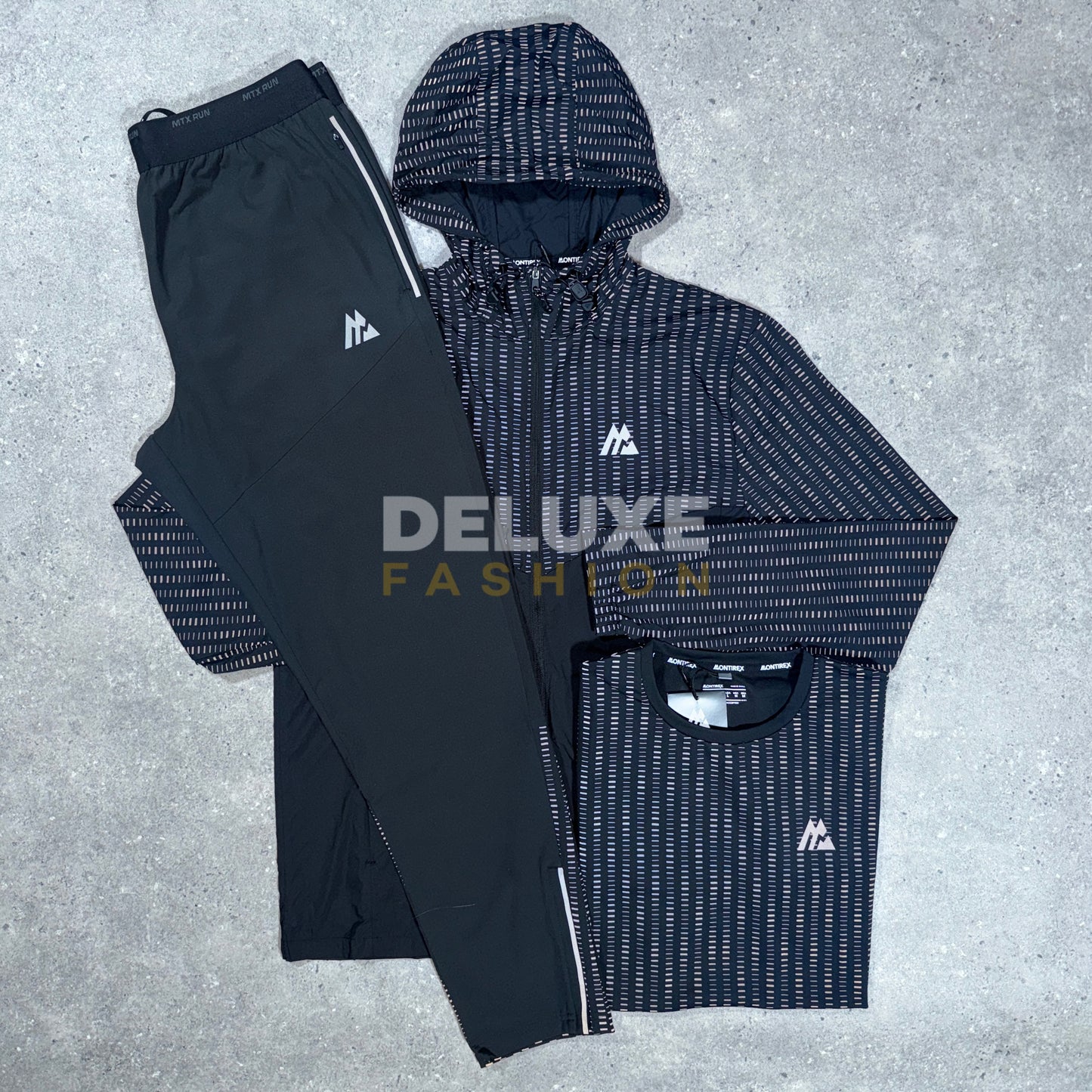 Montirex tempo tracksuit set (black)