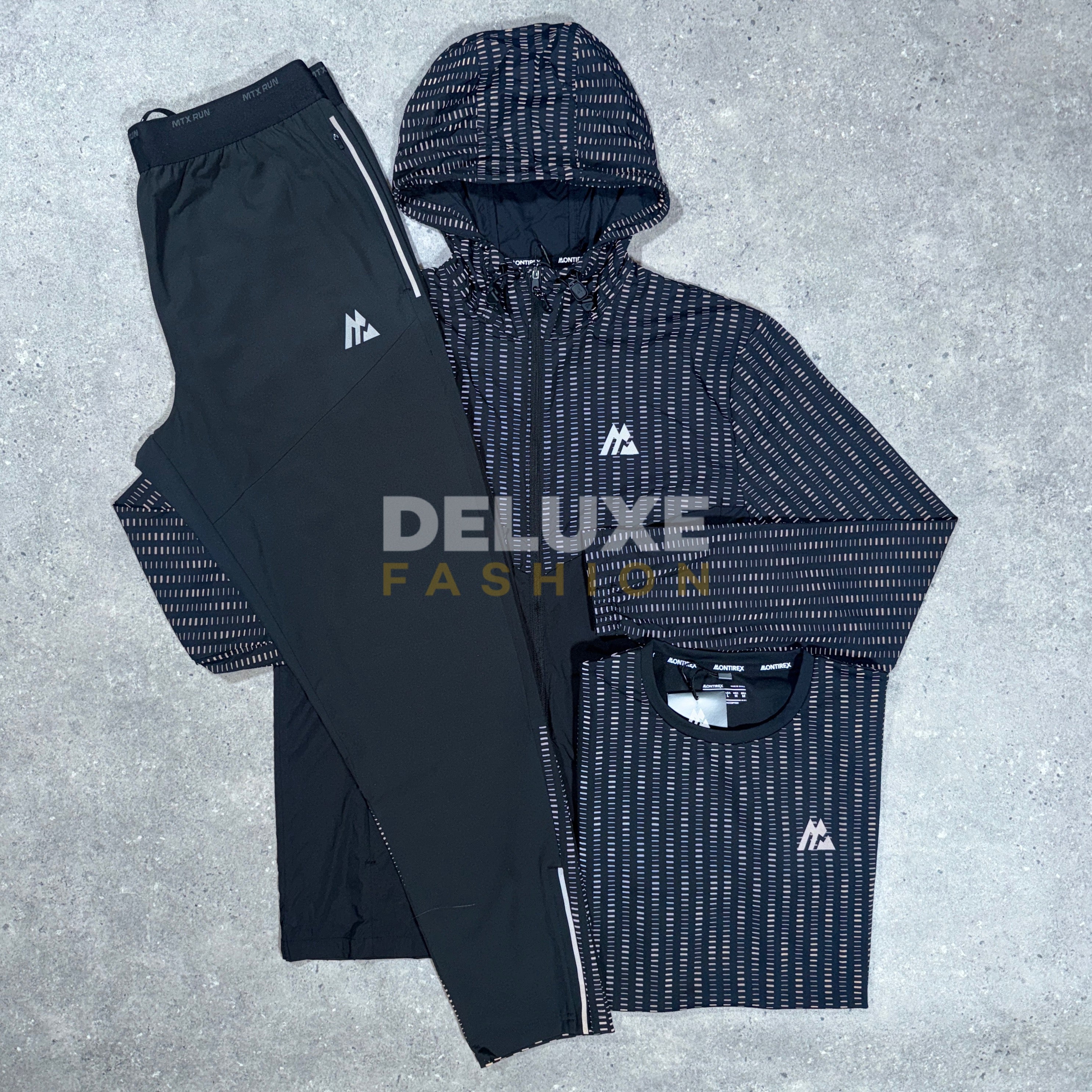 Montirex tempo tracksuit set (black)*