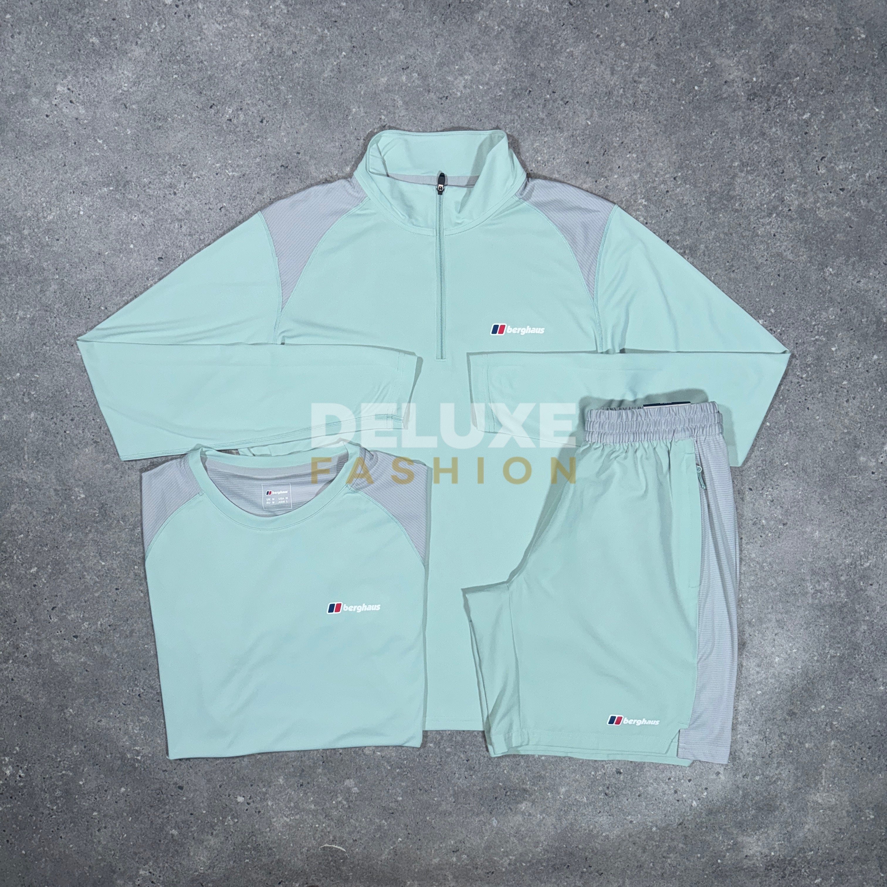 Berghaus tech 1/2 zip tri set (mint)