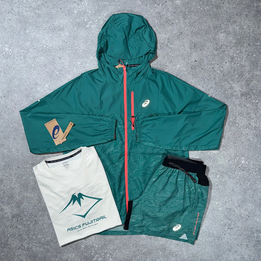 Asics fuji trail tri set (green)