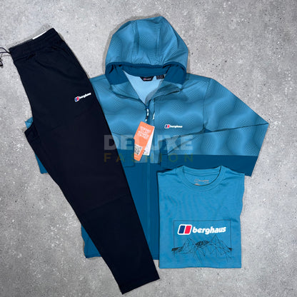 Berghaus Print Tech Tracksuit Set - Blue/Blue