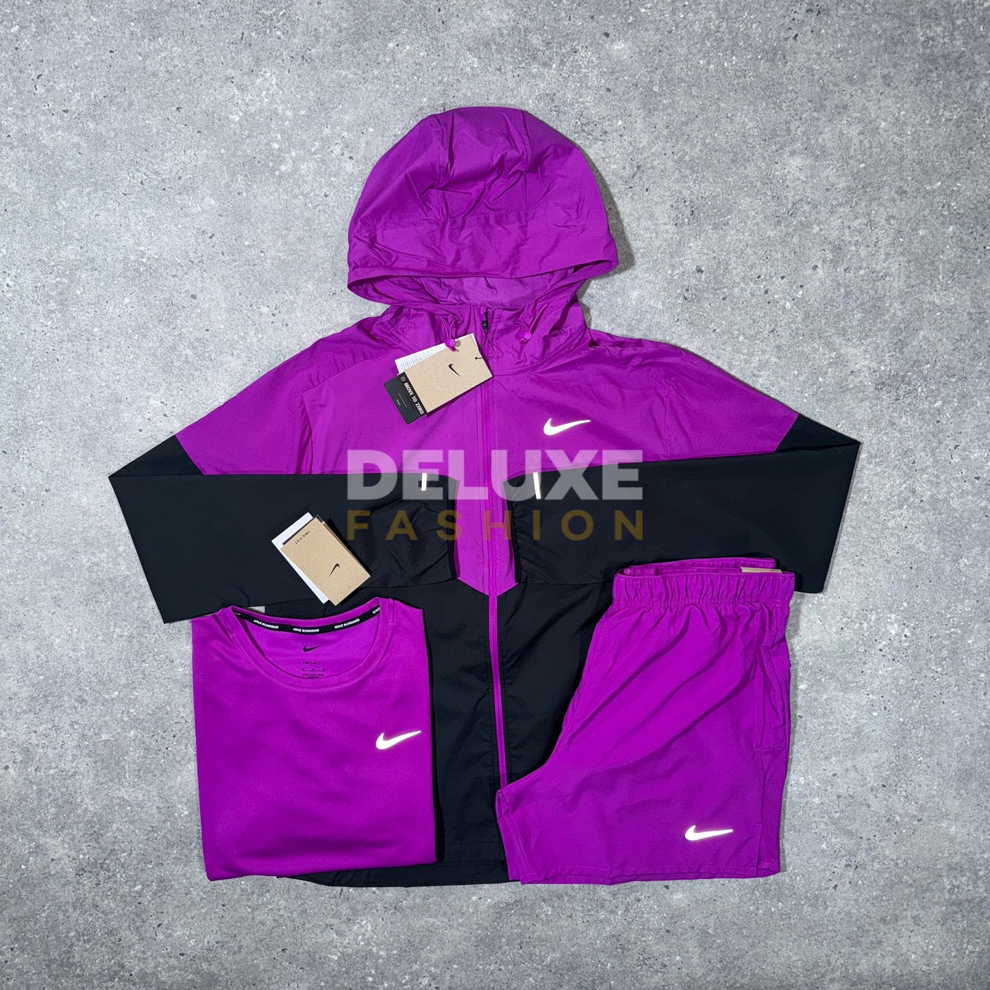 Nike light windbreaker tri set (grape)